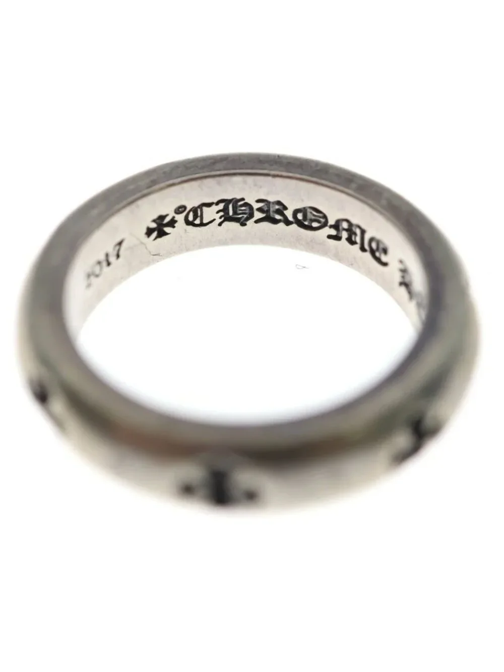 Chrome Hearts Negative CH Plus Ring Silver